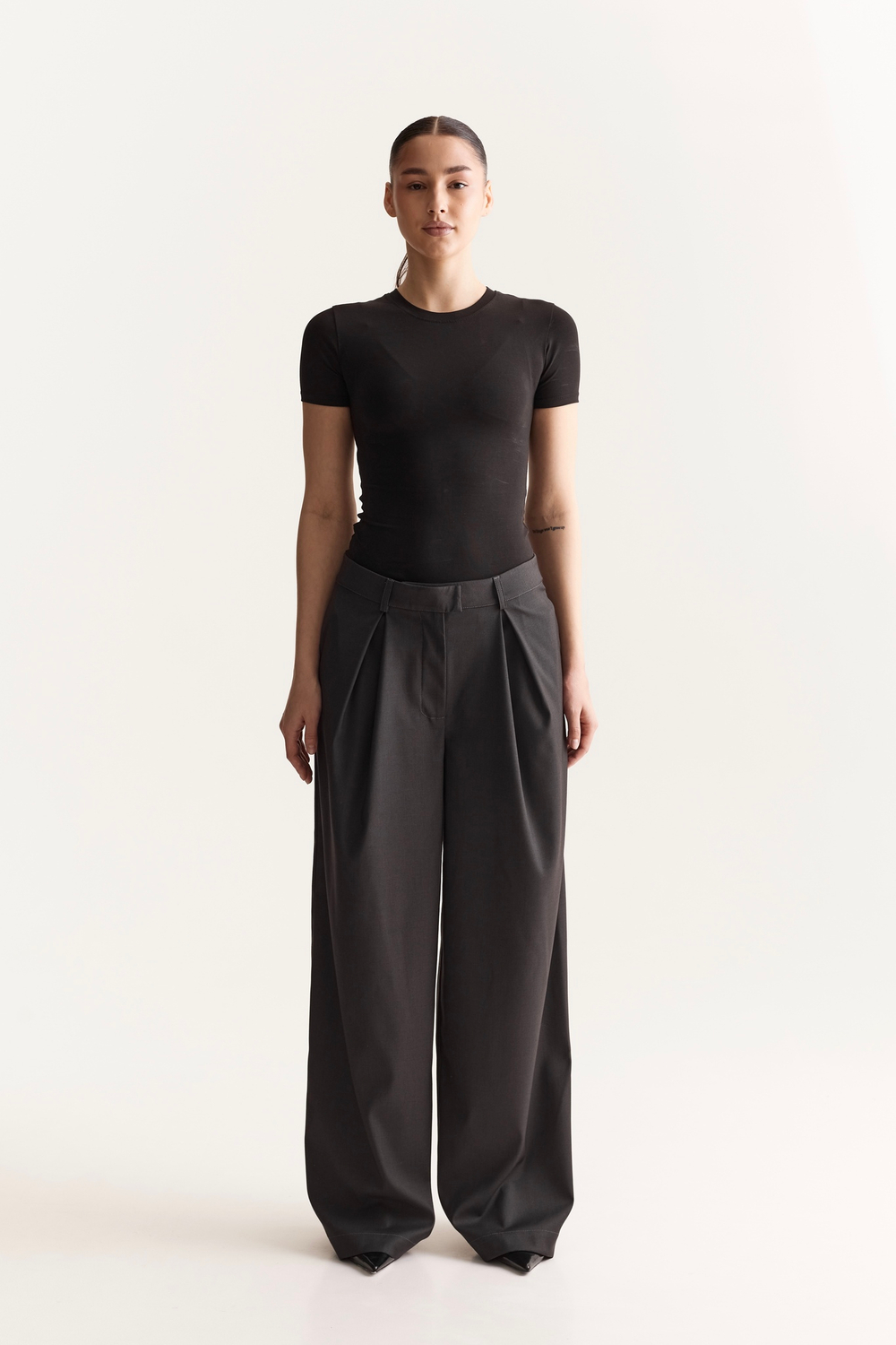 Pleated Pant - Black (Women's)