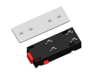 Коннектор питания прямой с соединителем для шинопровода GL1106 BK чёрный Magnetic 220V Ambrella