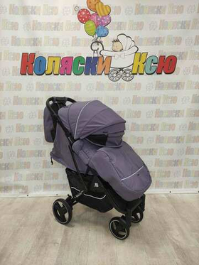 Коляска прогулочная Baballo Future 2024 фиолетовая (черная рама)