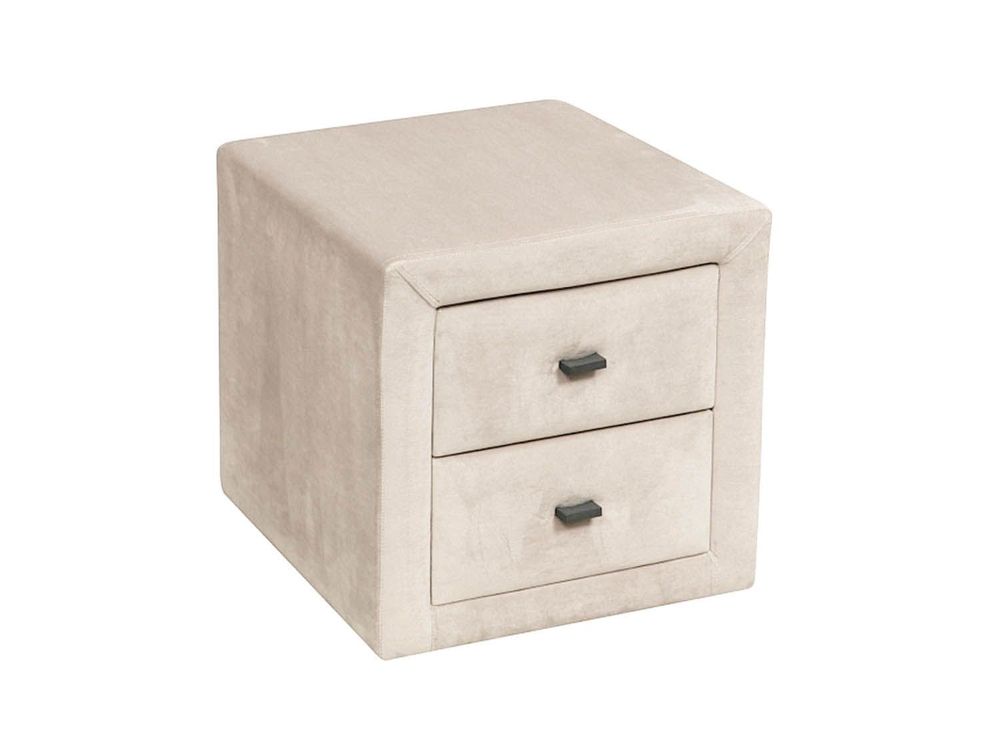 06.34-01 тумба прикроватная Гамма велюр крем