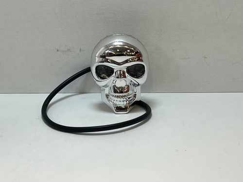 Противотуманная фара с линзой, Череп LED, серебряный (за 1 шт.)