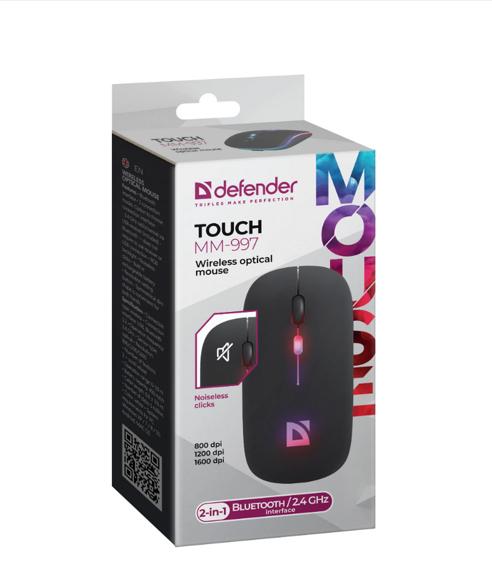 Мышь беспроводная Defender Touch MM-997