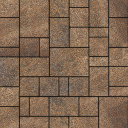 Тротуарная плитка МЮНХЕН - Листопад гранит Клен, комплект из 4 видов плит