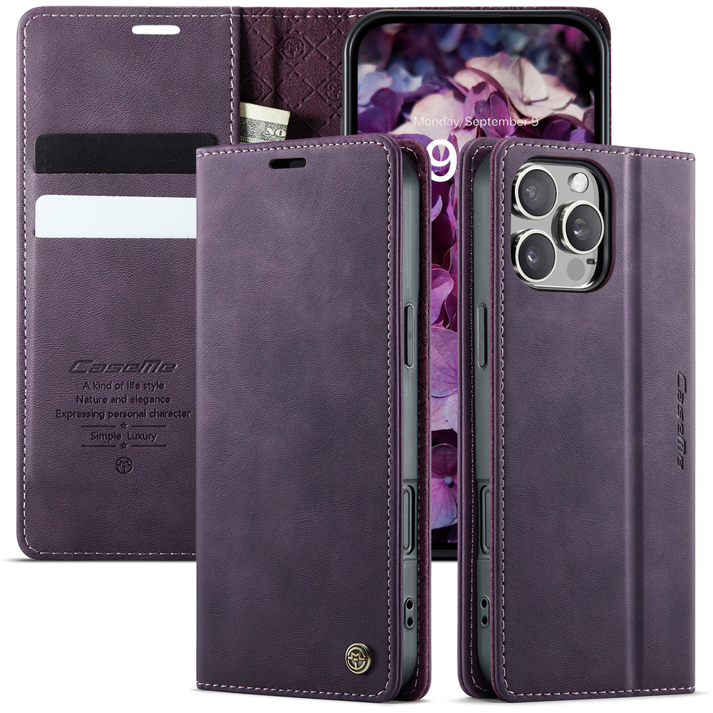 Чехол-книжка CaseMe RFiD iPhone 16 Pro Max