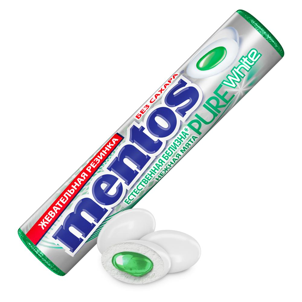 Жевательная резинка Mentos Мята 15.5 гр