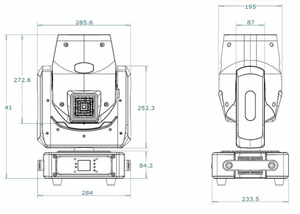 Вращающаяся голова PL Beam 7R 230w