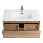 Тумба подвесная с раковиной BelBagno KRAFT 39-800/390-2C-SO-RNN