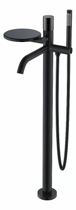 Смеситель для ванны Boheme STICK BLACK DIAMOND BLACK 129-BB черный