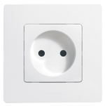 Розетка без заземления без шторок 16А 250В белый ETIKA Legrand