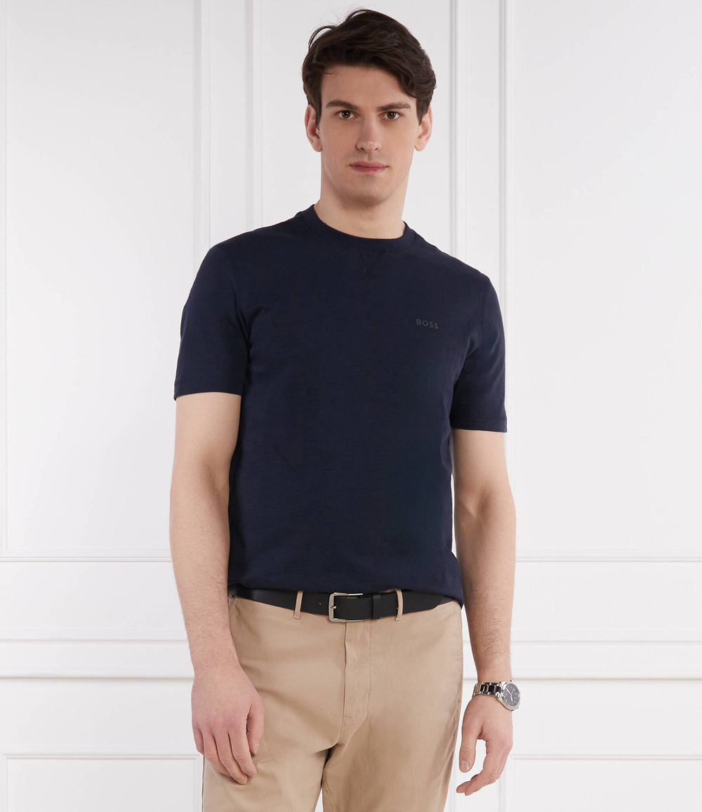 Футболка Te_Slub BOSS ORANGE - темно-синий(50511158)