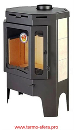 Печь-камин БАВАРИЯ ПРИЗМАТИК пристенно угловой