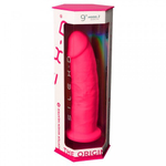 Реалистичный фаллоимитатор SilexD Model 2 (22,8×5,4 см) с двойной плотностью, ярко-розовый