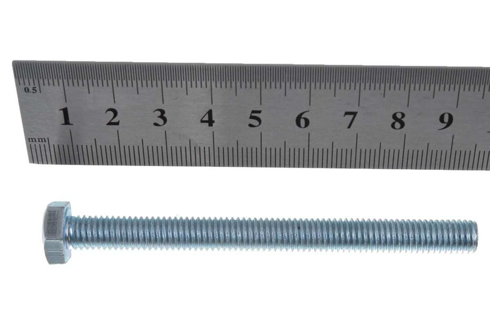 БОЛТ ОЦИНКОВАННЫЙ М8X90 ВЕС