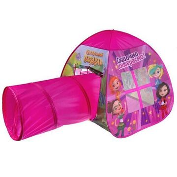 Палатка детская игровая СКАЗОЧНЫЙ ПАТРУЛЬ с тоннелем, 81x95x95,46x100см ИГРАЕМ ВМЕСТЕ