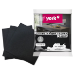 Салфетка из вискозы 3 шт Графит (34х35 см) YORK