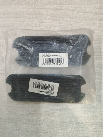 Резинки для стремян прямые, черные, 120 мм (2шт)