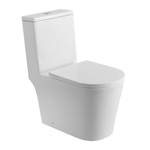 Унитаз-моноблок безободковый BelBagno Tre BB673CP-MN-TOR/SC с крышкой-сиденьем микролифт, белый