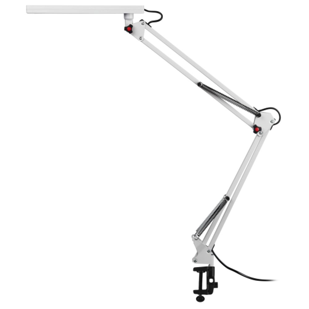 Настольный светильник ЭРА NLED-507-8W-W светодиодный на струбцине белый