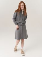 Кардиган для девочки AT1058 серый