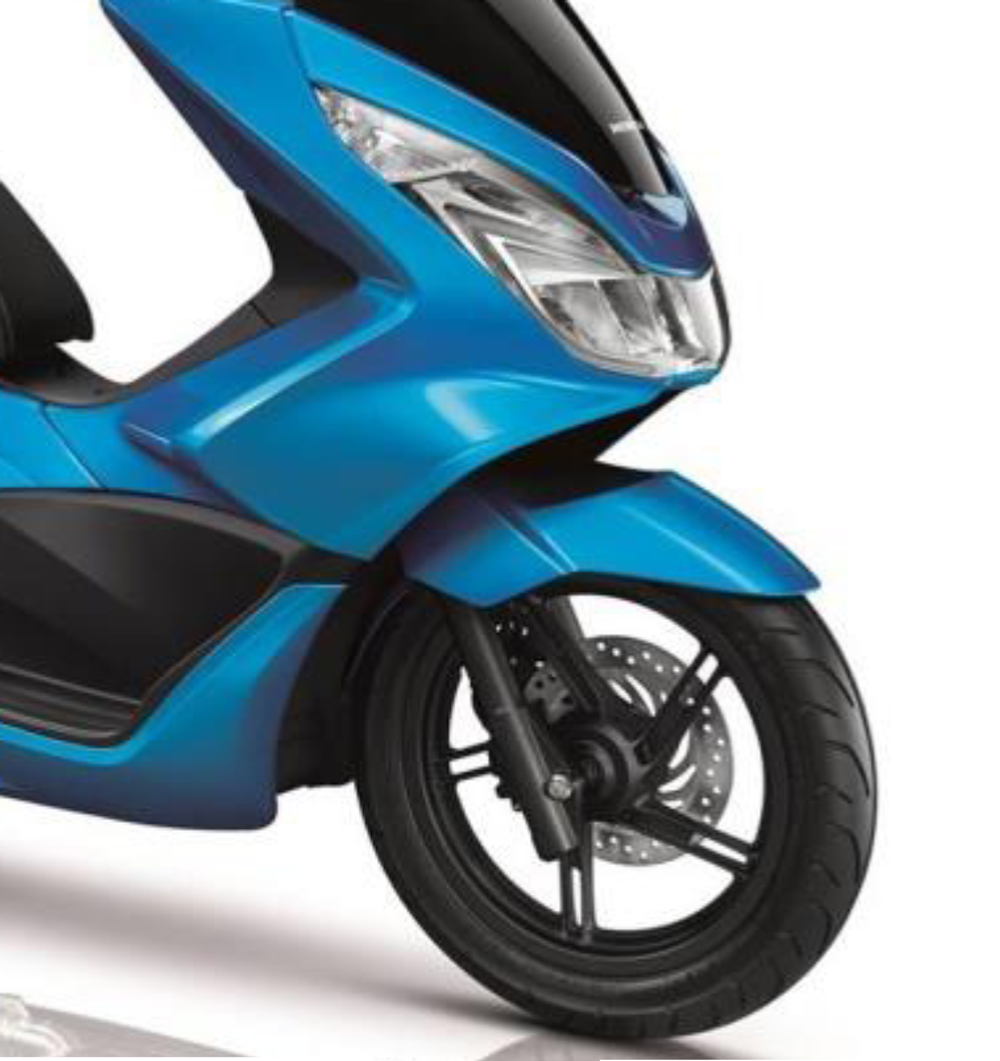 44650-K35-V00ZA. WHEEL SUB ASSY., FR. *NH303M*. Honda PCX. (NH303M MAT AXIS GRAY METALLIC)