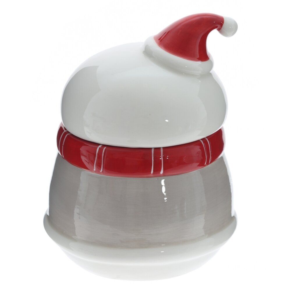 GAEM Конфетница "Веселый снеговик", 650 мл, L12 W12 H16 см