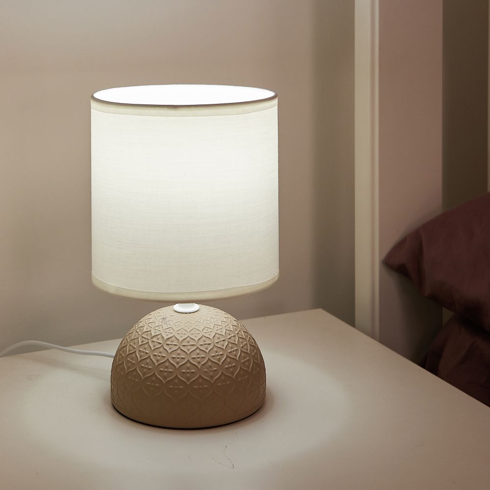 UML-B302 E14 BROWN Светильник настольный декоративный под лампу Е14. 40W. Механический выключатель. Коричневый. ТМ Uniel