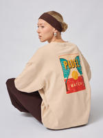 Лонгслив оверсайз из 100% хлопка "PADEL"