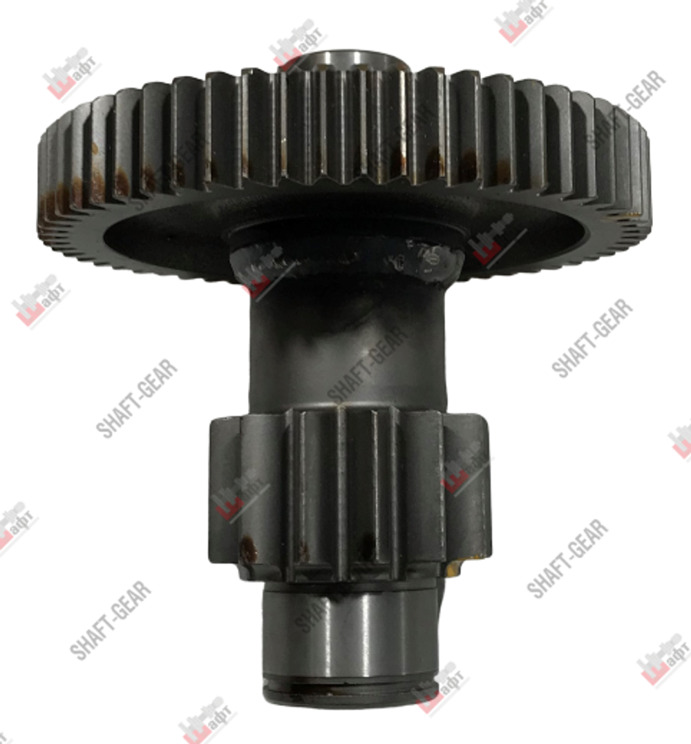 10JSD140-1707051 - Вал промежуточный демультипликатора (короткий) на КПП