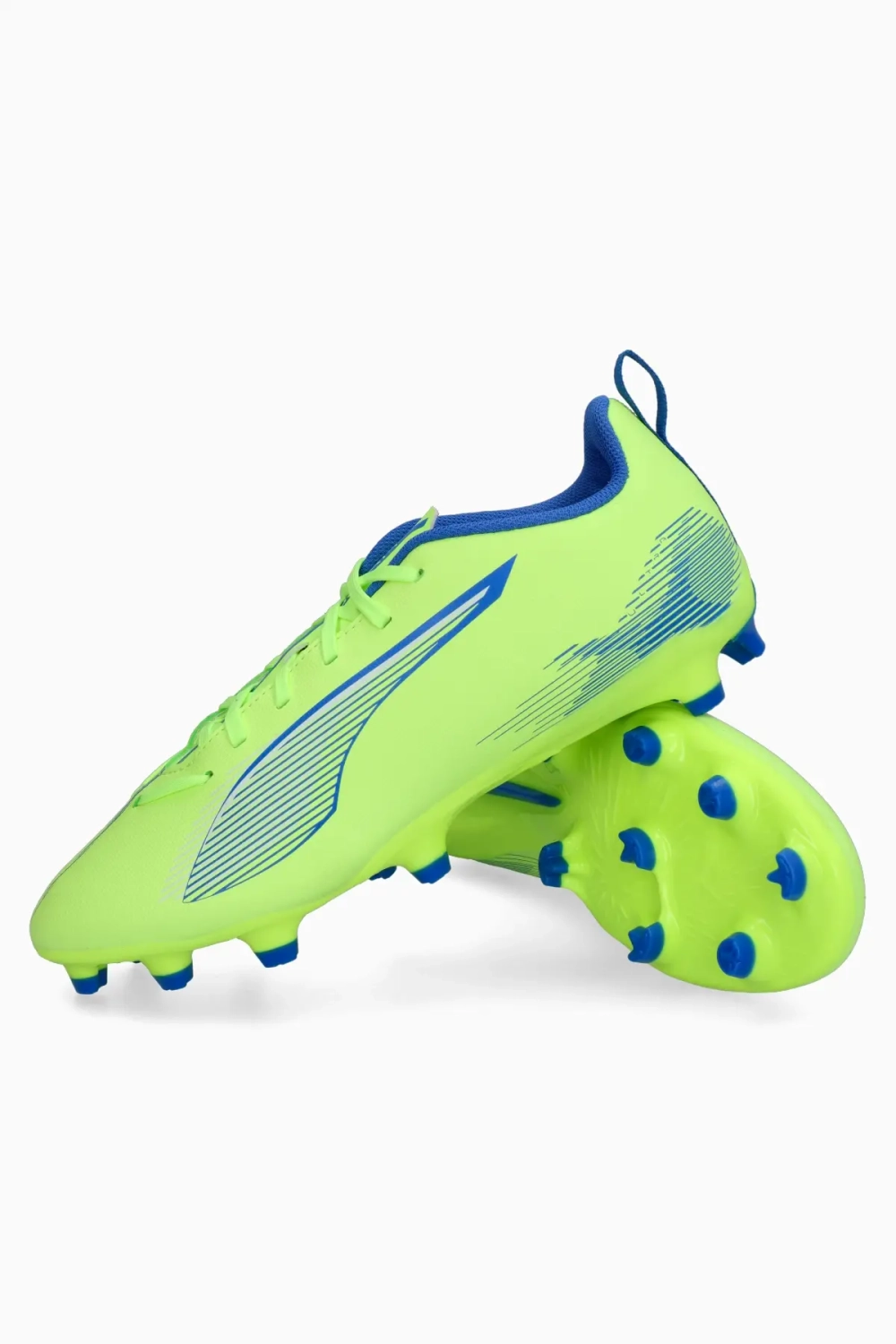 Бутсы Puma Ultra 5 Play FG/AG Junior - зеленый