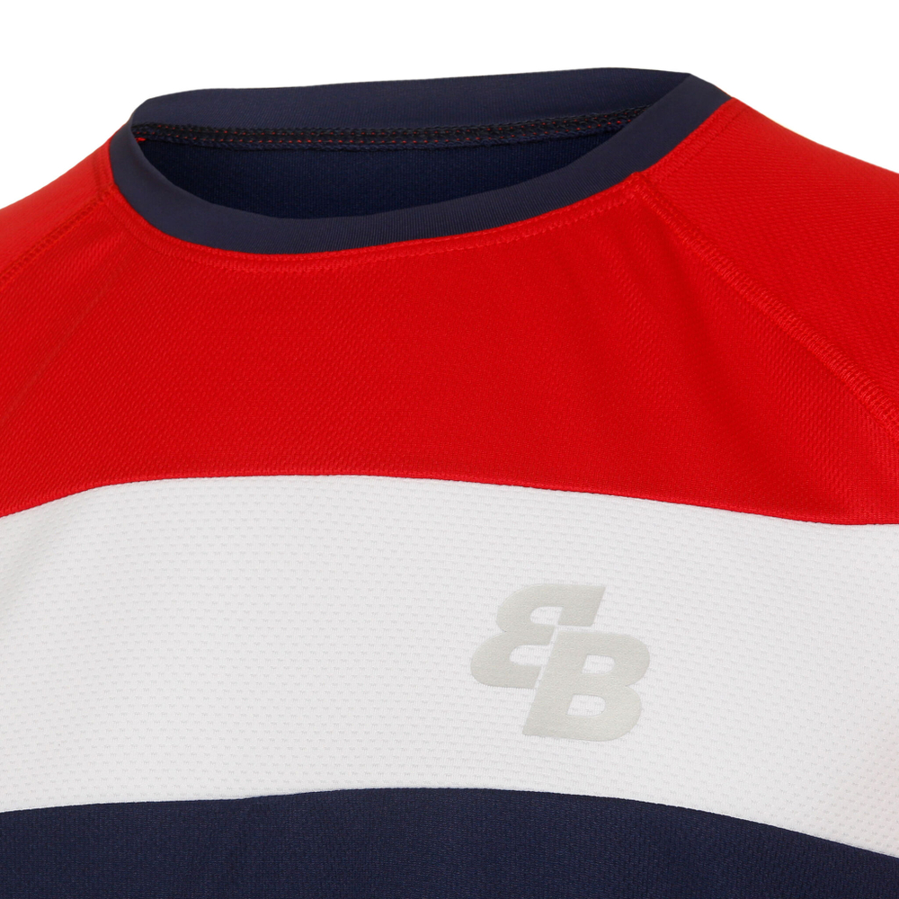 Мужское теннисное поло BB by Belen Berbel Tommy T-Shirt Men - Blue, Multicoloured