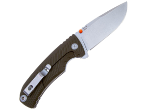 Нож складной SOG Tellus FLK Olive Drab, сталь Cryo 440C,рукоять GRN,блистер (SOG-14-06-01-43)