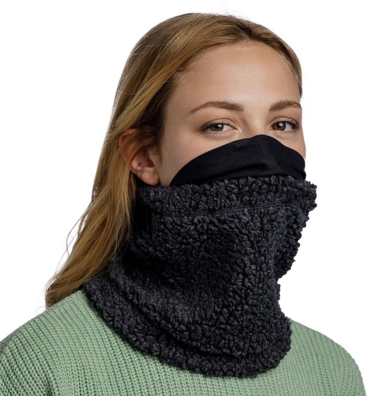 Шарф-труба Buff Switch Polar Neckwarmer Solid Black Фото 1