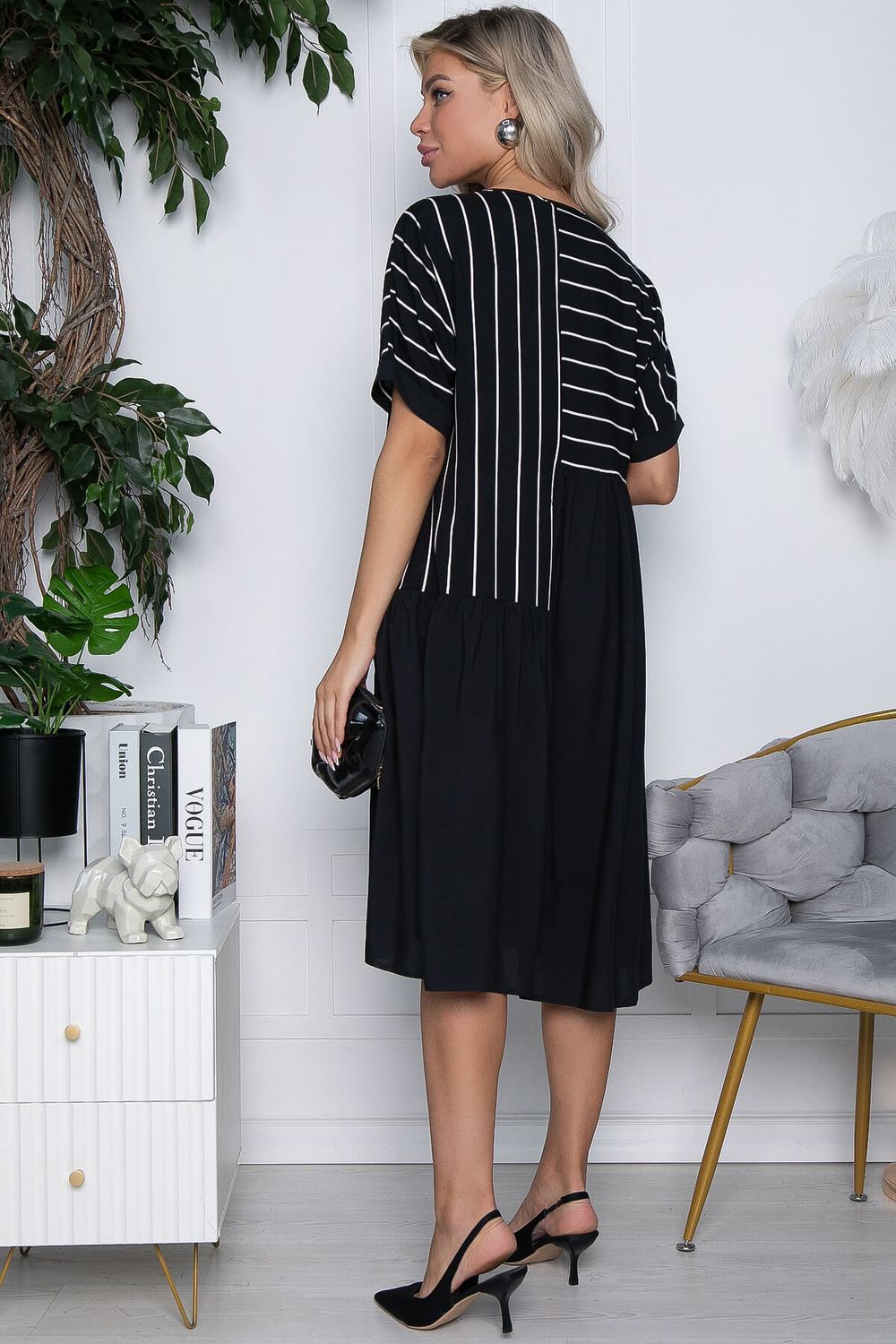 Платье Милана (черное) П10539 LT Collection