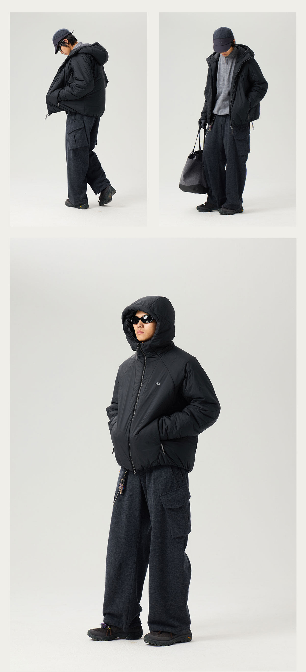 Куртка Nothomme Blue Black Label Thick Padded Hooded Jacket with PrimaLoft® Insulation