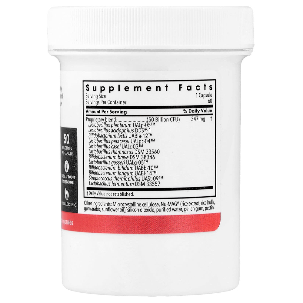 Allergy Research Group, Essential-Biotic®, комплекс, 50 млрд КОЕ, 60 вегетарианских капсул с отсроченным высвобождением