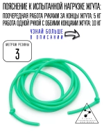 Борцовская резина 3 метра 10 кг