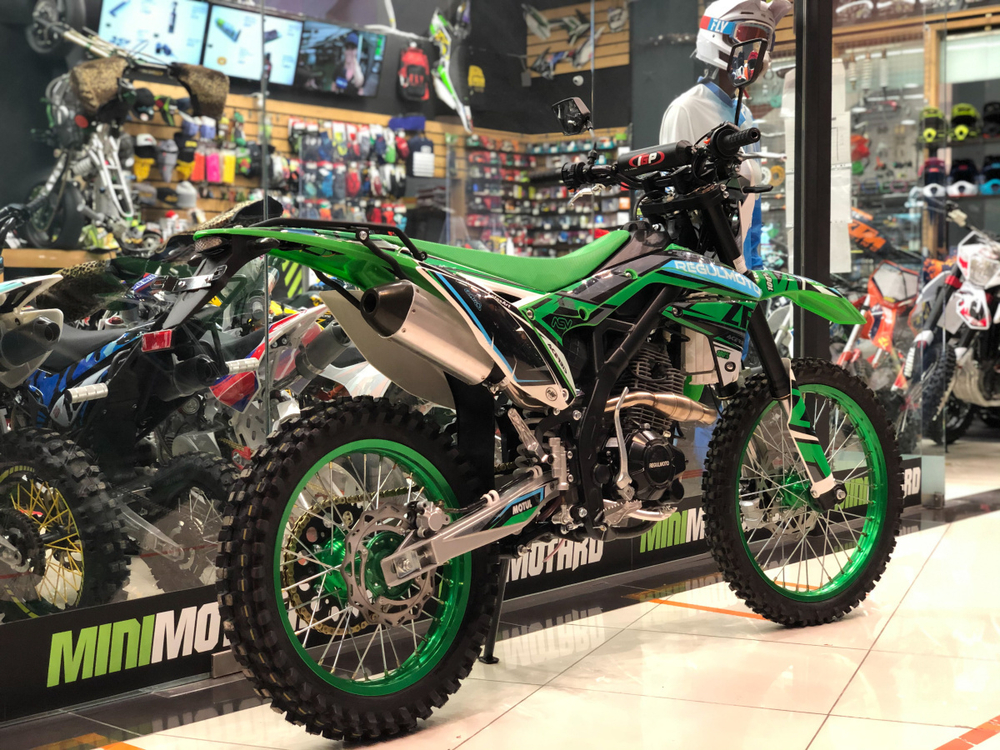 Мотоцикл эндуро Regulmoto ZR 250 2021 г. ПТС Зеленый