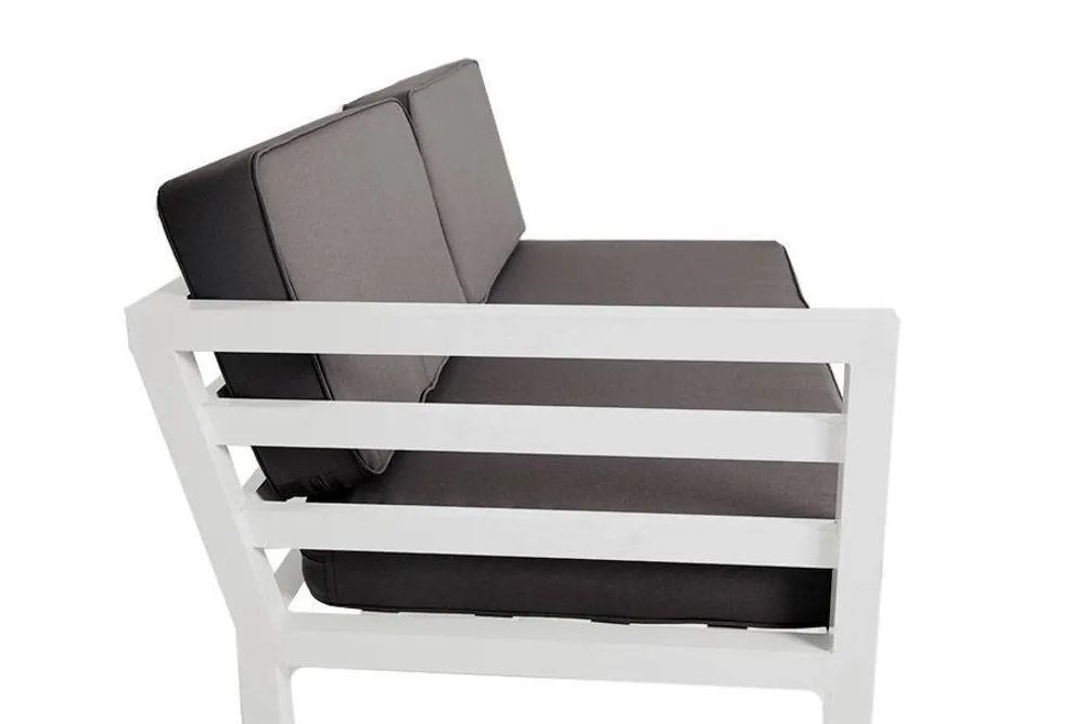 "Глория" модуль диванный правый, каркас из алюминия