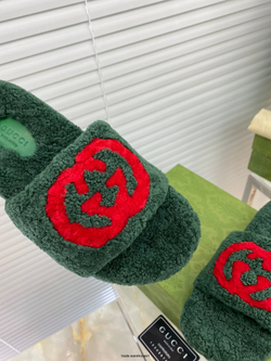 Gucci Wool Slide Sandal