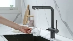 Смеситель для кухни Paulmark Serpentine Se213222-GRM серый металлик