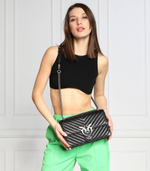 кожаная сумка через плечо love one Pinko - черный(100941 A0GK)