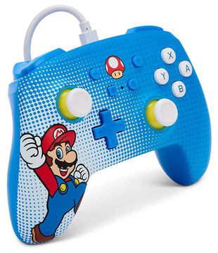 Проводной Геймпад Switch PowerA Enhanced Wired Controller Оригинал Mario Pop Art