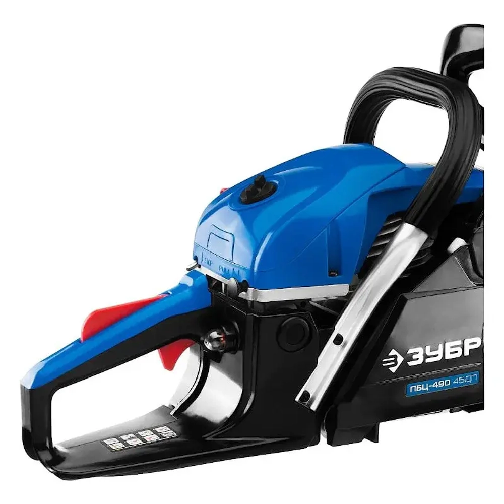 Цепная бензопила ЗУБР ПБЦ-490 45ДП серия Профессионал