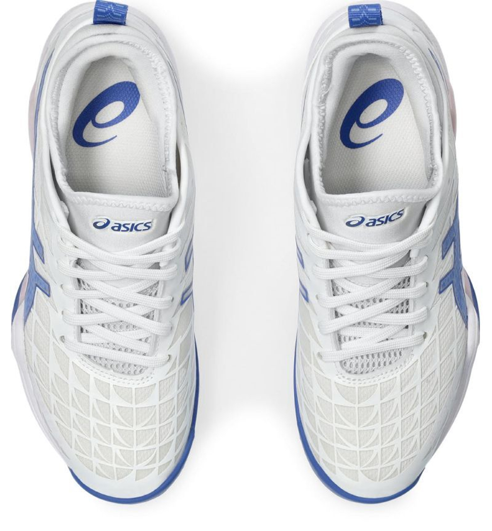 Женские кроссовки для бадминтона/сквоша Asics Blast FF 3 - white/sapphire