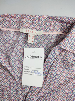 Рубашка Esprit с принтом 42 размер