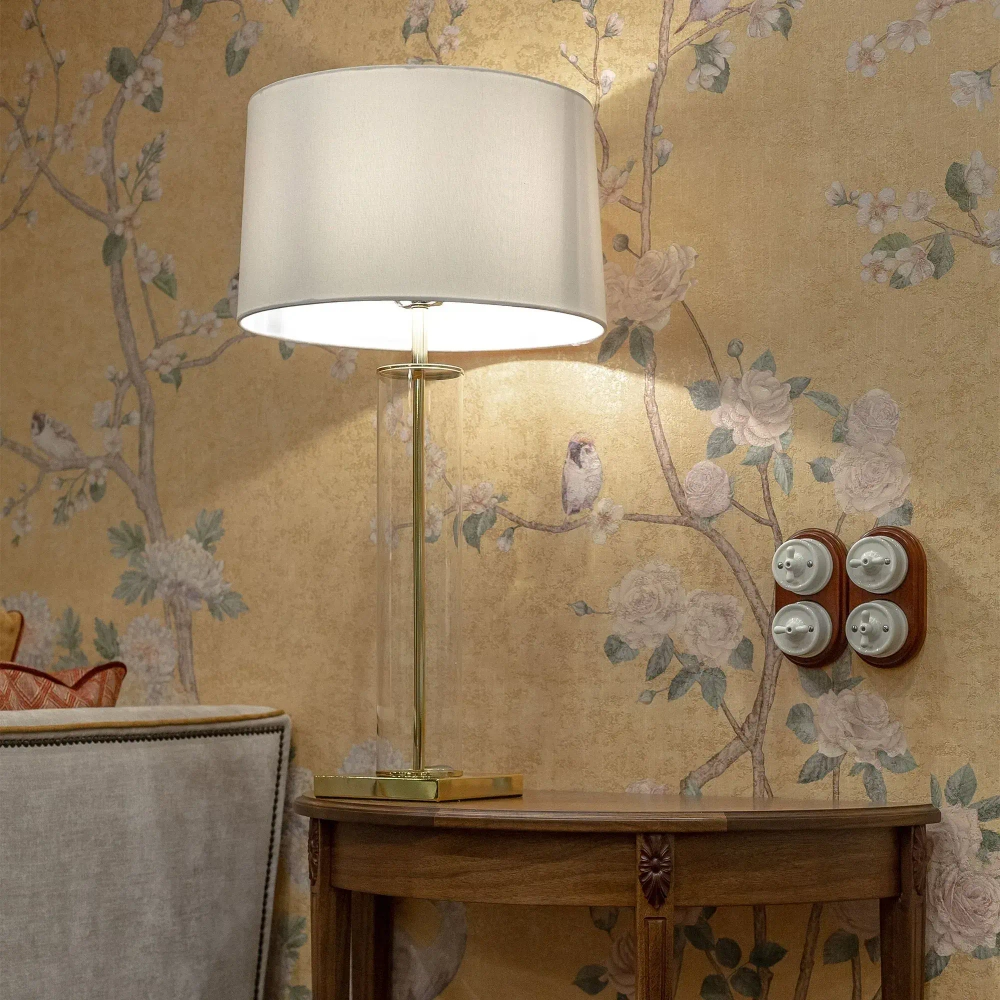 Переключатель/выключатель одноклавишный (белый) Ретро W5612001