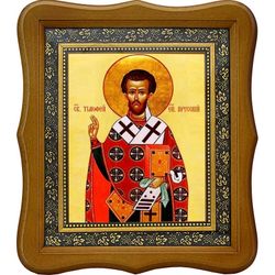 Тимофей Прусский Священномученик. Икона на холсте.