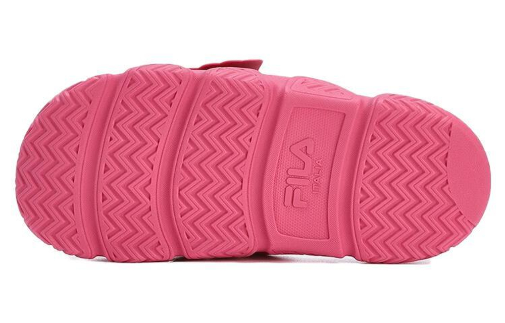 FILA FUSION Fila tide brand Velcro trend composite bottom hollow non-slip deodorant anti-wear slippers women's powder