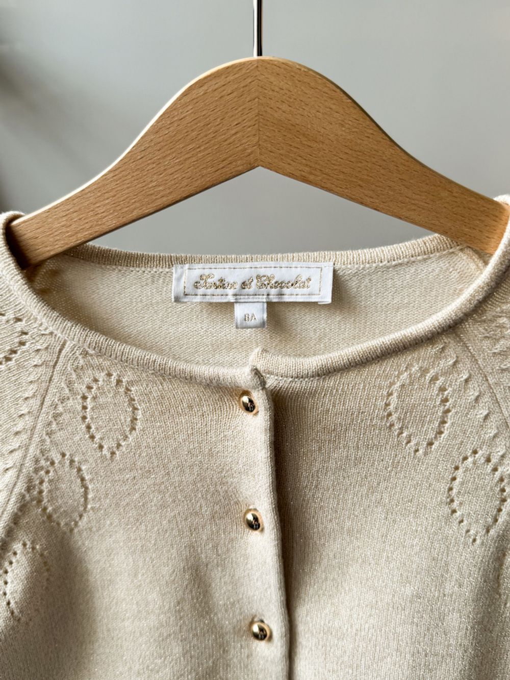 Хлопковый кардиган Tartine et Chocolat, 128