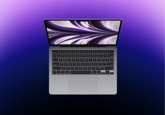 Ноутбук Apple MacBook Air 13.6&quot; (M2, 8 Gb, 512 Gb SSD) Серый космос (MLXX3)